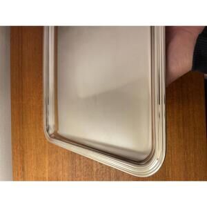 Christofle Albi Large Silver-Plated Serving Tray | France | Late 20th Century